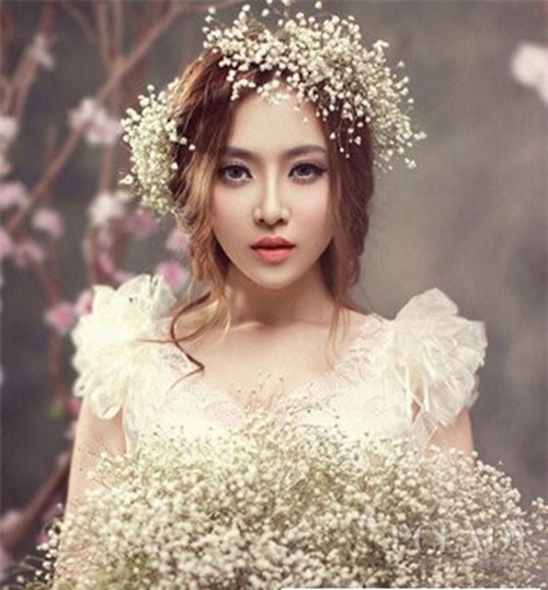 韩式新娘造型2017图片_2017韩式婚纱造型