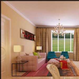 新古典风格公寓奢华褐色豪华型卧室床装修效果图
