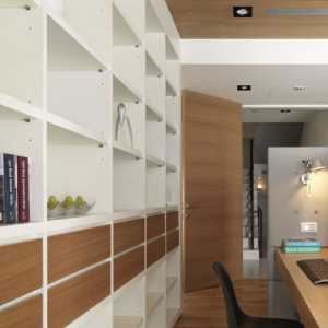 91-120平米三居室纯白色简约风格组合柜效果图