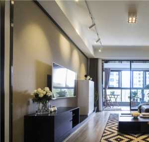 窗帘灯饰美式沙发100㎡宽大的客厅效果图