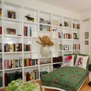 原木色61-90平米三居室简洁现代风书柜效果图