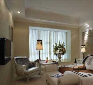 地中海风格三居室富裕型卧室壁纸效果图