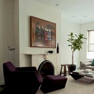 现代简约三居室客厅背景墙,吊顶,窗帘装修效果图