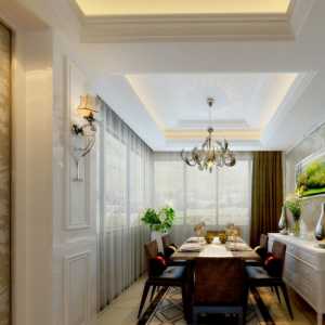 四居室餐厅欧式白色家具装修效果图