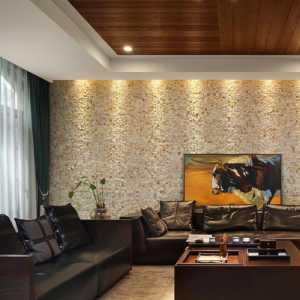 现代装修风格客厅左右沙发摆放效果图