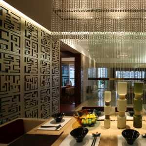 北京现代中式家装餐厅