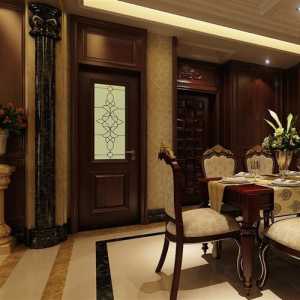 北京中式实木装修客厅