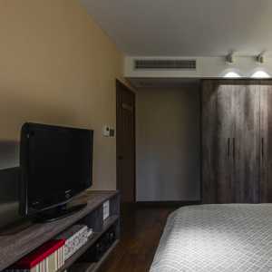 米色91-120平米美式三居室客厅L型沙发效果图