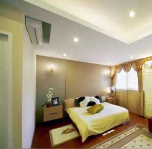 三居室黑色橡木优雅现代卧室效果图