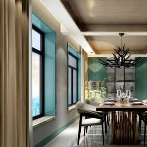 最新四室二厅餐厅吊顶地中海式效果图