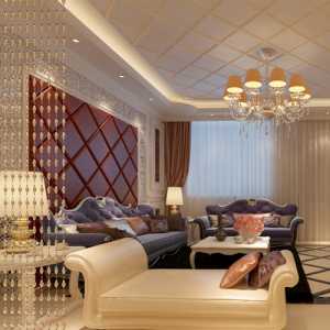 欧式现代别墅室内客厅设计效果装修效果图