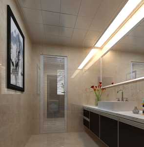 田园风格公寓经济型90平米卫生间灯具效果图