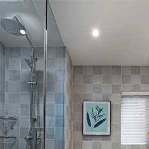 卫浴间新古典风格复式富裕型浴缸效果图