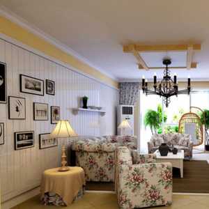 中式风格复式古典原木色豪华型客厅效果图