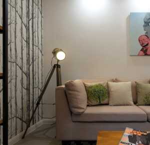 简约欧式风格二居室客厅沙发效果图