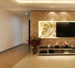 中式风格别墅客厅电视背景墙效果图