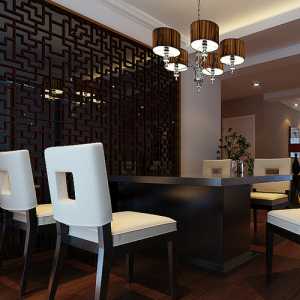新中式风格餐厅整体效果图