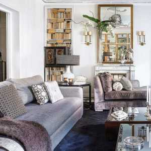 欧式风格家具二居室客厅简洁白色欧式效果图