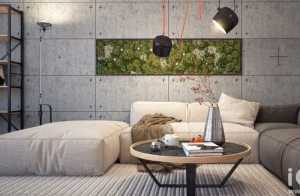北欧3平米客厅曲美家具沙发效果图