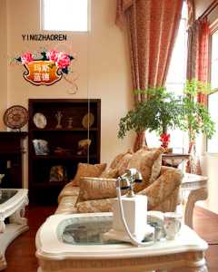 欧式风格简洁富裕型客厅茶几装修效果图