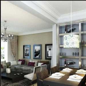 美式家居客厅装饰装修效果图