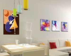 现代风格客厅彩色家具效果图