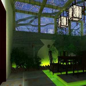 家居布置室内植物室内绿色植物摆放效果图