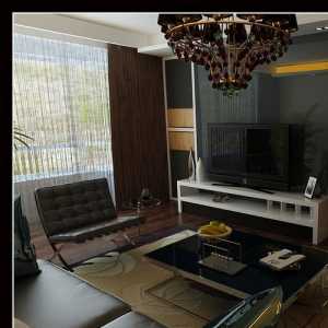 宜家风格二居室60平米客厅电视柜效果图