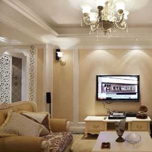 米色91-120平米西式古典三居室客厅茶几装修效果图