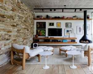 美式风格50平米温馨美式小客厅装修效果图