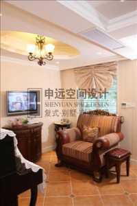 北京2016年客厅装修电视背景图
