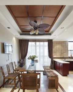 东南亚风格别墅140平米以上客厅效果图