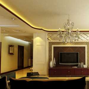 美式客厅古典花纹沙发装修效果图