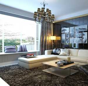 欧式大户型客厅吊顶沙发背景墙装修效果图