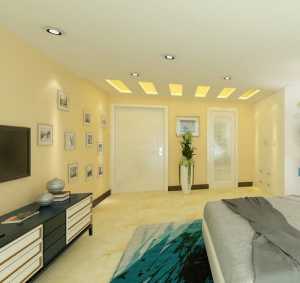 绿色61-90平米二居室奶绿现代简约卧室效果图