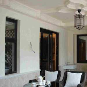 中式古典复式客厅茶几装修效果图