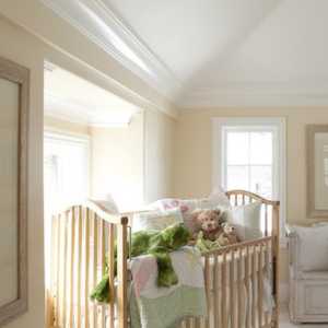 婴儿床儿童房婴儿房装饰设计装修效果图