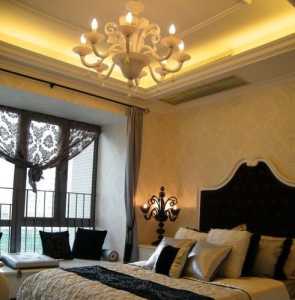 简约风格公寓小清新白色富裕型卧室床效果图