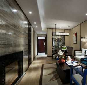 日式现代风格90平米两室两厅效果图