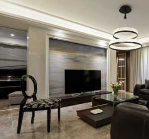 91-120平米三居室混搭华丽白色客厅灯具效果图