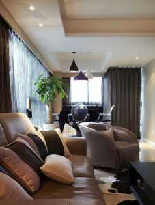 中式风格二居室富裕型客厅沙发背景墙效果图