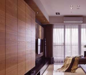 北京小户型卧室与客厅推拉门装饰