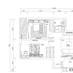 田园风格公寓经济型70平米卧室床效果图