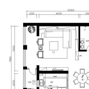 精致,休斯顿公寓现代简约45平米一居室装修设计图片