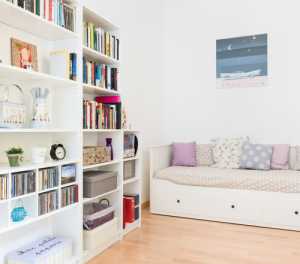 小清新温馨北欧风格复式简洁客厅装潢效果图