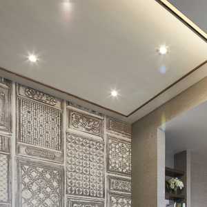 家里想装修谁有新中式灯饰的客厅装修效果图吗