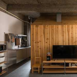 混搭风格二居室温馨原木色豪华型沙发效果图