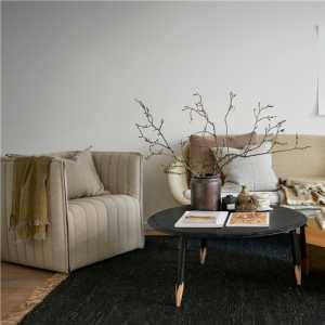 美式风格客厅花色布艺沙发效果图