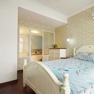 混搭风格公寓时尚暖色调富裕型卧室床效果图