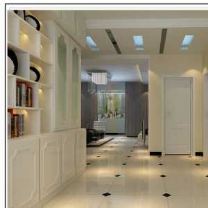 61-90平米三居室白色U型西式古典厨房效果图